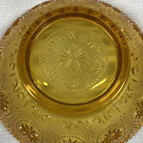 BROCKWAY 9" amber glass serving bowl and 5” bowl Concord - Picture 4 of 7